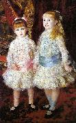 Pierre-Auguste Renoir Pink and Blue - The Cahen d'Anvers Girls USA oil painting artist